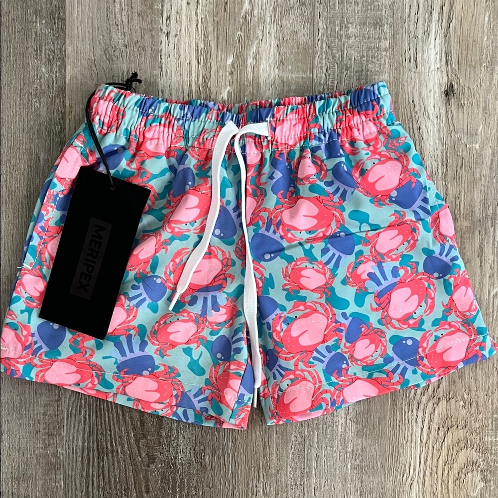 Meripex | Colorful Crab Print Swim Shorts